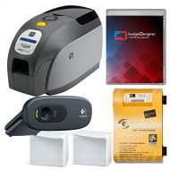 Bodno Zebra ZXP Series 3 Dual Sided ID Card Printer & Complete Supplies Package
