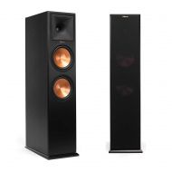Klipsch RP-280FA Tower Speaker with Built-in Dolby Atmos Height Channel (Black Vinyl Pair)