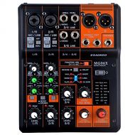 Aokeo MG06X 6-Input Compact Stereo Mixer with Effects