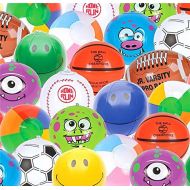 Rhode Island Novelty RI Novelty Beach Ball Assorted Prints and Colors 6 Inch - 100 Per Pack