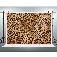 IPrint Photography Background,Animal Print Decor,Photo Backdrop Studio Props,5x7ft,Wild Animal Leopard Skin Pattern Wildlife Inspired Stylish Modern Illustration