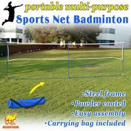 Strong Camel Volleyball Badminton Tennis Net Portable Training Beach with carrying bag STAND (Size L16.8 x W3.3 x H5)