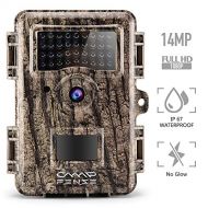 CampFENSE Hunting Trail Camera No Glow, IP67 Waterproof, 14MP 1080P 2.4 LCD, Trigger Time<0.3s, 940 NM IR Night Vision Rustproof for Hunters