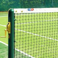 Net World Sports Vermont 2mm Tennis Net (9lbs) | Premium Quality Tennis Net | 2mm Twisted HDPE Twine | Quad-Stitched Polyester Headband | Overlock Edges | 42ft Wide (Doubles Regulation)
