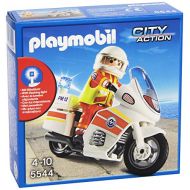 PLAYMOBIL Emergency Motorcycle with Light Building Kit