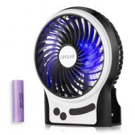 OPOLAR Small Rechargeable Portable Handheld Fan with 3350mAh Battery, Battery Operated Camping Fan for Travel with 4-15 Working Hours, Powerful & 3 Speeds, Ideal for Indoor & Outdo