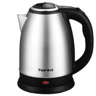 Topwit Electric Kettle Hot Water Kettle, Upgraded, 2 Liter Stainless Steel Coffee Kettle & Tea Pot, Water Warmer Cordless with Fast Boil, Auto Shut-Off & Boil Dry Protection