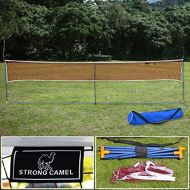 Strong Camel LARGE Volleyball Badminton Tennis Net Portable Training Beach with carrying bag STAND