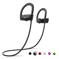 Bluetooth Headphones, Letsfit Wireless Headphones IPX7 Waterproof 15-Hour Playtime, Noise Cancelling HiFi Stereo Headset, Wireless Running Headphones Bluetooth Earbuds for Sports,