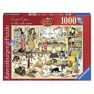 Ravensburger Crazy Cats - In the Craft Room, 1000pc Jigsaw Puzzle