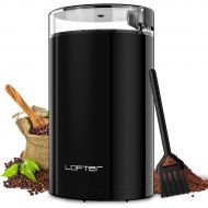 LOFTer Coffee Grinder, Electric Portable Spice & Nut Grinder with Stainless Steel Blade, Large Grinding Capacity, Portable & Compact, Fast Grinding for Coffee Beans, Seeds, Spices,