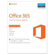 Microsoft Office 365 Home | 1-year subscription, 5 users, PC/Mac Key Card