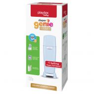 Playtex Diaper Genie Complete Diaper Pail, Fully Assembled, with Odor Lock Technology, Includes 1 Pail and 1 Refill, Blue