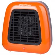 Brightown Personal Ceramic Portable Heater-Mini Space Heater with Overheat Protection for Office Desktop Indoor Use, 400-Watt ETL Listed for Safe Use, Orange