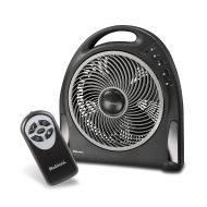 Holmes 12-Inch Fan | Blizzard Rotating Fan with Remote Control, Black