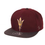 Zephyr NCAA Mens Imprint Platinum Logo Snapback Hat