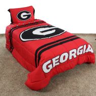 College Covers Georgia Bulldogs Comforter Set Twin Team Color
