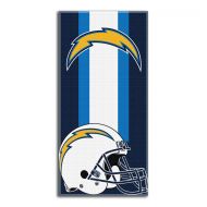 The Northwest Company Officially Licensed NFL Los Angeles Chargers Zone Read Beach Towel, 30” x 60”, Multi Color