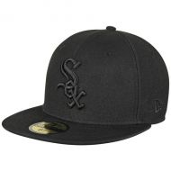 Men's Chicago White Sox New Era Black Tonal 59FIFTY Fitted Hat