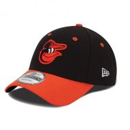 Men's Baltimore Orioles New Era Black League 9FORTY Adjustable Hat --