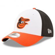Men's Baltimore Orioles New Era BlackWhite MLB Team Classic 39THIRTY Flex Hat