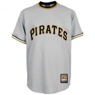 Men's Pittsburgh Pirates Majestic Gray Road Cooperstown Cool Base Team Jersey