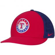 Mens Texas Rangers Nike RedRoyal True Vapor Swoosh Performance Flex Hat