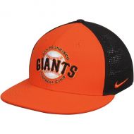 Men's San Francisco Giants Nike OrangeBlack True Vapor Swoosh Performance Flex Hat