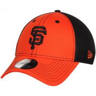 Men's San Francisco Giants New Era OrangeBlack Team Front Neo 39THIRTY Flex Hat
