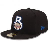 Men's Biloxi Shuckers New Era Black Authentic Collection On Field 59FIFTY Fitted Hat