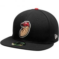 Men's Modesto Nuts New Era Black Authentic Home 59FIFTY Fitted Hat