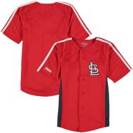 Youth St. Louis Cardinals Stitches Red Chin Music Fashion Button Jersey