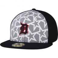 Men's Detroit Tigers New Era WhiteNavy Stars & Stripes 59FIFTY Fitted Hat