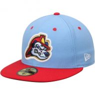 Men's Peoria Chiefs New Era Light BlueRed Alternate 2 Authentic Collection 59FIFTY Fitted Hat