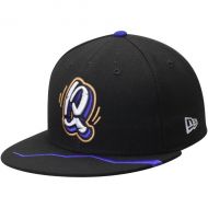 Men's Rancho Cucamonga Quakes New Era Black Alternate 1 Authentic Collection 59FIFTY Fitted Hat
