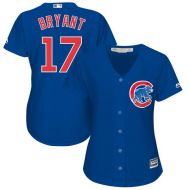 Women's Chicago Cubs Kris Bryant Majestic Alternate Royal Plus Size Cool Base Player Jersey