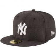 Men's New York Yankees New Era Heathered Black Crisp 59FIFTY Fitted Hat