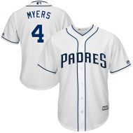 Men's San Diego Padres Wil Myers Majestic White 2017 Cool Base Player Jersey