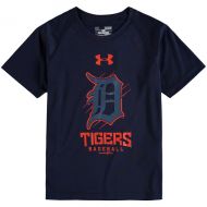 Youth Detroit Tigers Under Armour Navy Performance Tech T-Shirt