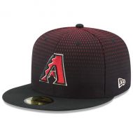 Men's Arizona Diamondbacks New Era Black Authentic Collection On Field 59FIFTY Performance Fitted Hat