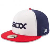 Men's Chicago White Sox New Era WhiteRed Authentic Collection On-Field 59FIFTY Fitted Hat