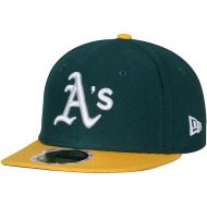 Youth Oakland Athletics New Era GreenYellow Authentic Collection On-Field Home 59FIFTY Fitted Hat