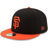 Youth San Francisco Giants New Era BlackOrange Authentic Collection On-Field Alternate 59FIFTY Fitted Hat