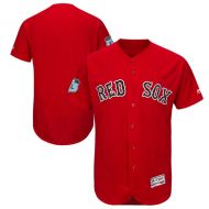 Men's Boston Red Sox Majestic Scarlet 2017 Spring Training Authentic Flex Base Team Jersey