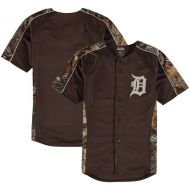 Youth Detroit Tigers Stitches Realtree Camo Replica Jersey