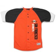 Youth San Francisco Giants Stitches OrangeBlack Vertical Jersey