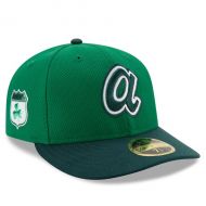 Men's Atlanta Braves New Era Green 2017 St. Patrick's Day Diamond Era 59FIFTY Low Profile Fitted Hat