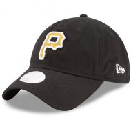 Women's Pittsburgh Pirates New Era Black Team Glisten 9TWENTY Adjustable Hat