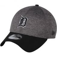 Men's Detroit Tigers New Era Heathered GrayBlack Shadow Tech 39THIRTY Flex Hat