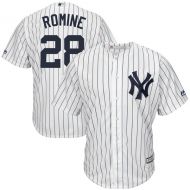 Mens New York Yankees Austin Romine Majestic Home White Cool Base Replica Player Jersey
